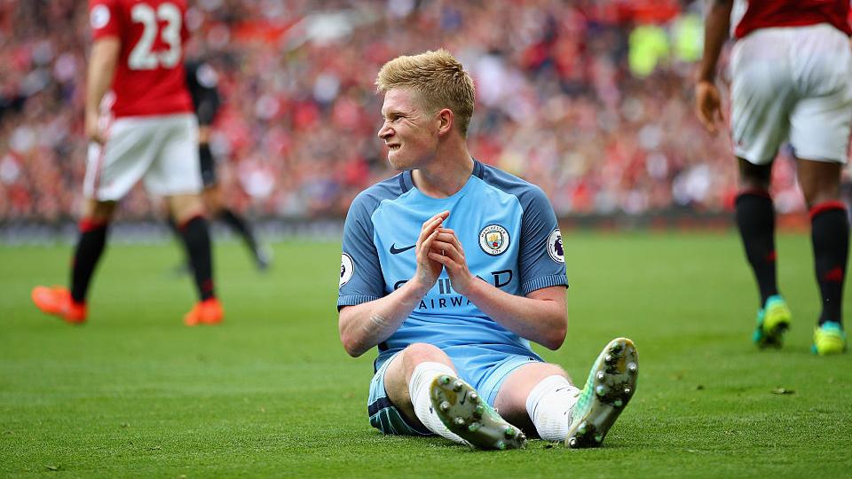 Kevin De Bruyne pada laga Derby Manchester (10/09/16). - INDOSPORT